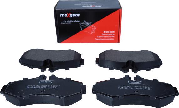 Maxgear 19-0571 - Bremžu uzliku kompl., Disku bremzes onlydrive.pro