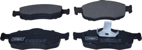 Maxgear 19-0643 - Brake Pad Set, disc brake onlydrive.pro