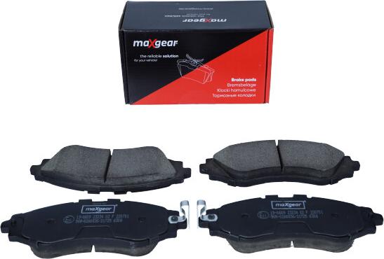 Maxgear 19-0609 - Brake Pad Set, disc brake onlydrive.pro