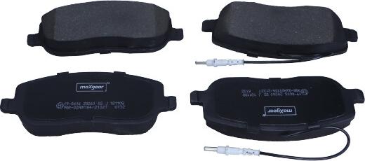 Maxgear 19-0616 - Brake Pad Set, disc brake onlydrive.pro