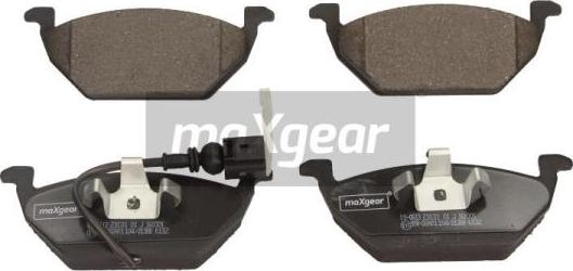 Maxgear 19-0613 - Тормозные колодки, дисковые, комплект onlydrive.pro