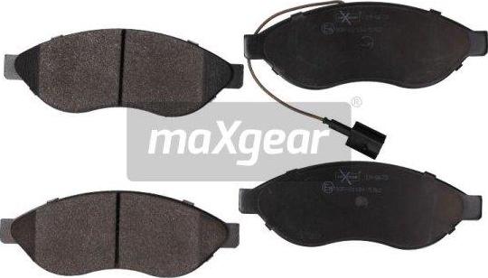 Maxgear 19-0673 - Тормозные колодки, дисковые, комплект onlydrive.pro