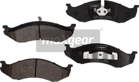 Maxgear 19-0884 - Brake Pad Set, disc brake onlydrive.pro