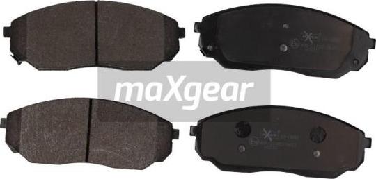 Maxgear 19-0888 - Тормозные колодки, дисковые, комплект onlydrive.pro