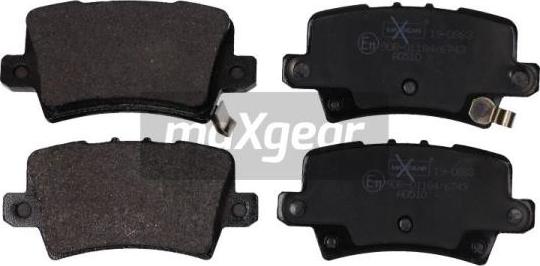 Maxgear 19-0883 - Тормозные колодки, дисковые, комплект onlydrive.pro