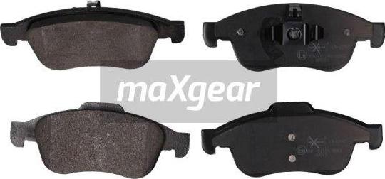 Maxgear 19-1992 - Stabdžių trinkelių rinkinys, diskinis stabdys onlydrive.pro