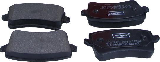 Maxgear 19-1997 - Piduriklotsi komplekt,ketaspidur onlydrive.pro