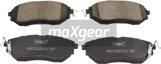 Maxgear 19-1451 - Bremžu uzliku kompl., Disku bremzes onlydrive.pro