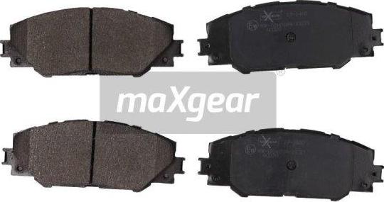 Maxgear 19-1460 - Brake Pad Set, disc brake onlydrive.pro