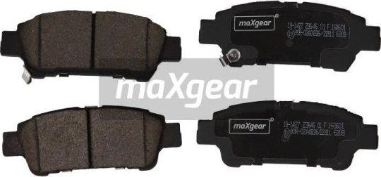 Maxgear 19-1427 - Brake Pad Set, disc brake onlydrive.pro