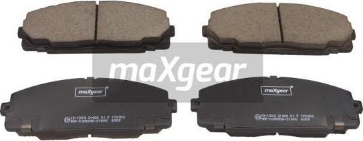 Maxgear 19-1509 - Brake Pad Set, disc brake onlydrive.pro