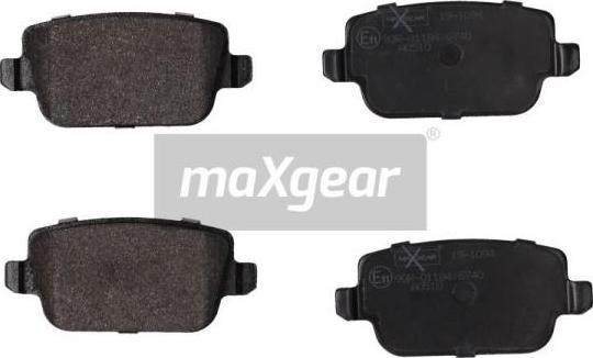 Maxgear 19-1094 - Bremžu uzliku kompl., Disku bremzes onlydrive.pro