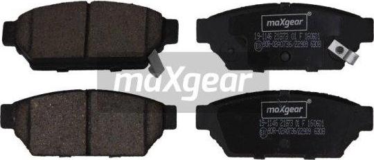 Maxgear 19-1146 - Тормозные колодки, дисковые, комплект onlydrive.pro