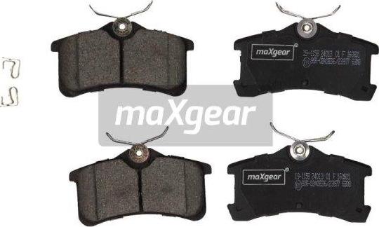 Maxgear 19-1158 - Brake Pad Set, disc brake onlydrive.pro