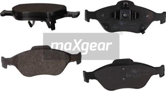 Maxgear 19-1157 - Stabdžių trinkelių rinkinys, diskinis stabdys onlydrive.pro