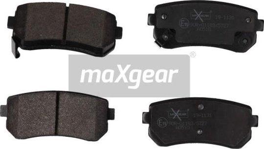 Maxgear 19-1131 - Тормозные колодки, дисковые, комплект onlydrive.pro