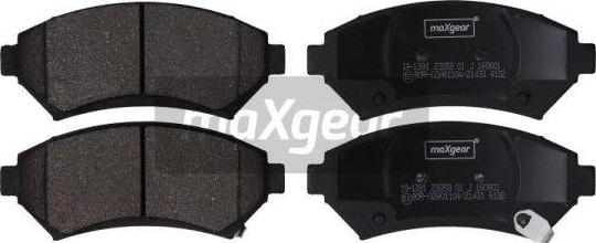 Maxgear 19-1391 - Brake Pad Set, disc brake onlydrive.pro