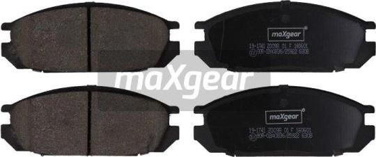 Maxgear 19-1741 - Brake Pad Set, disc brake onlydrive.pro