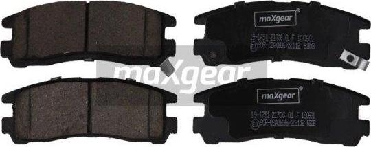 Maxgear 19-1751 - Brake Pad Set, disc brake onlydrive.pro