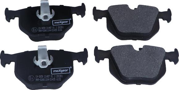 Maxgear 19-3659 - Piduriklotsi komplekt,ketaspidur onlydrive.pro