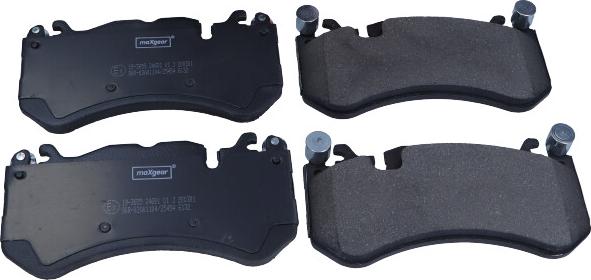 Maxgear 19-3655 - Brake Pad Set, disc brake onlydrive.pro