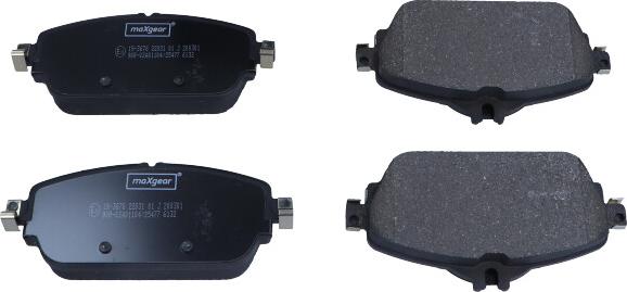 Maxgear 19-3676 - Brake Pad Set, disc brake onlydrive.pro