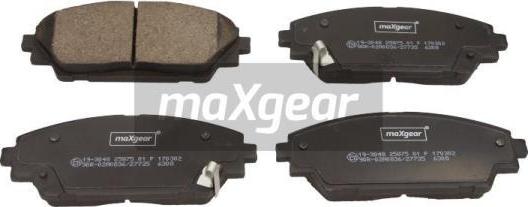 Maxgear 19-3048 - Brake Pad Set, disc brake onlydrive.pro