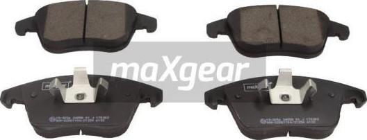 Maxgear 19-3056 - Stabdžių trinkelių rinkinys, diskinis stabdys onlydrive.pro