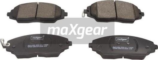 Maxgear 19-3053 - Тормозные колодки, дисковые, комплект onlydrive.pro