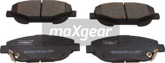 Maxgear 19-3010 - Brake Pad Set, disc brake onlydrive.pro