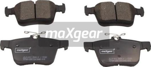 Maxgear 19-3012 - Тормозные колодки, дисковые, комплект onlydrive.pro