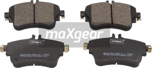 Maxgear 19-3031 - Тормозные колодки, дисковые, комплект onlydrive.pro