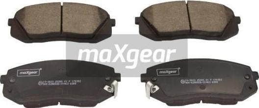 Maxgear 19-3023 - Тормозные колодки, дисковые, комплект onlydrive.pro