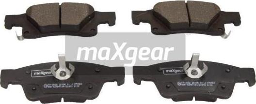 Maxgear 19-3022 - Stabdžių trinkelių rinkinys, diskinis stabdys onlydrive.pro