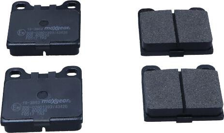 Maxgear 19-3863 - Brake Pad Set, disc brake onlydrive.pro