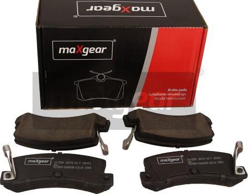 Maxgear 19-3390 - Тормозные колодки, дисковые, комплект onlydrive.pro