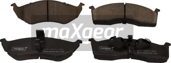 Maxgear 19-3391 - Brake Pad Set, disc brake onlydrive.pro