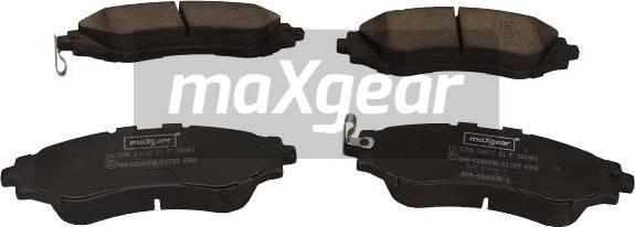 Maxgear 19-3398 - Тормозные колодки, дисковые, комплект onlydrive.pro