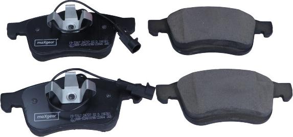 Maxgear 19-3367 - Stabdžių trinkelių rinkinys, diskinis stabdys onlydrive.pro