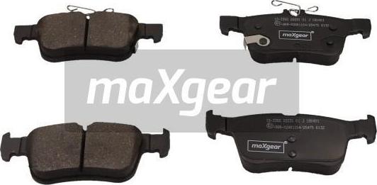 Maxgear 19-3382 - Stabdžių trinkelių rinkinys, diskinis stabdys onlydrive.pro