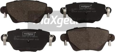 Maxgear 19-3371 - Brake Pad Set, disc brake onlydrive.pro