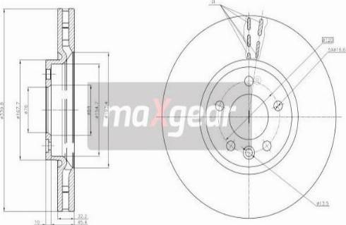 Maxgear 19-3221 - Jarrulevy onlydrive.pro