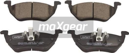 Maxgear 19-2997 - Bremžu uzliku kompl., Disku bremzes onlydrive.pro