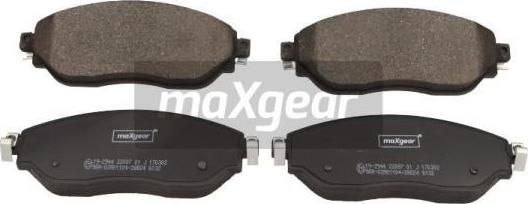 Maxgear 19-2944 - Brake Pad Set, disc brake onlydrive.pro
