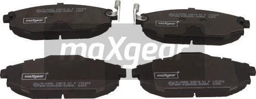 Maxgear 19-2958 - Тормозные колодки, дисковые, комплект onlydrive.pro