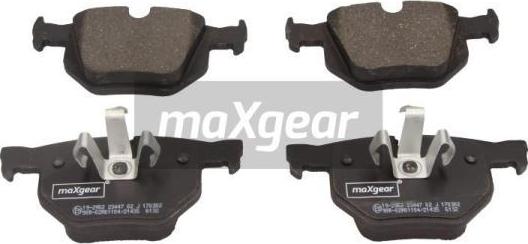 Maxgear 19-2952 - Stabdžių trinkelių rinkinys, diskinis stabdys onlydrive.pro