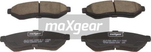 Maxgear 19-2969 - Brake Pad Set, disc brake onlydrive.pro