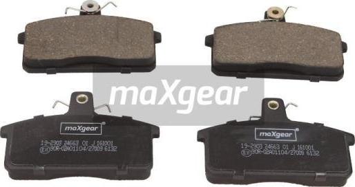 Maxgear 19-2903 - Тормозные колодки, дисковые, комплект onlydrive.pro