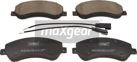 Maxgear 19-2989 - Brake Pad Set, disc brake onlydrive.pro