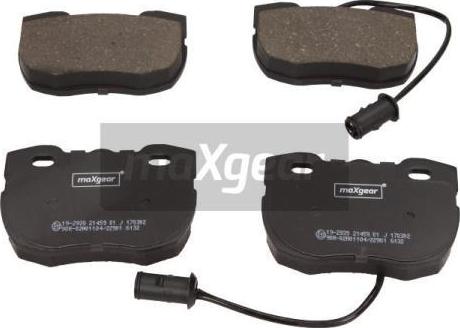 Maxgear 19-2939 - Brake Pad Set, disc brake onlydrive.pro